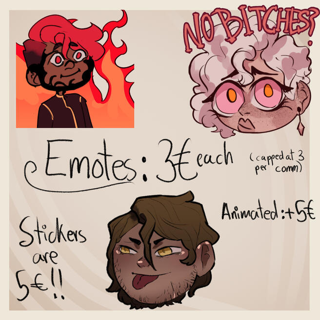 Emotes and Stickers
