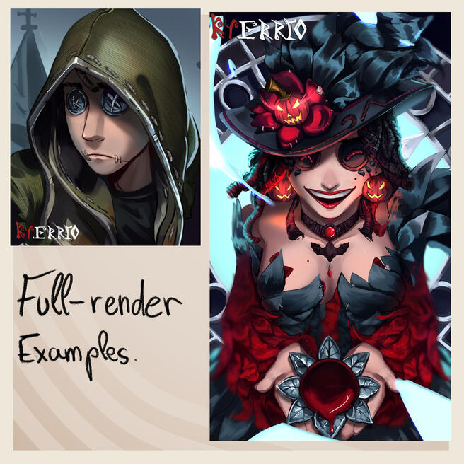 Full-Rendered Examples (Bigger Style)